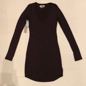 Aritzia Golden by TNA Brown Sweater Dress